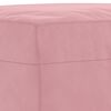 vidaXL Set di Divani 3 pz con Cuscini rosa in Velluto