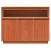vidaXL Credenza Marrone cerato 104,5 x 34 x 80 cm Pino massello