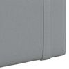 vidaXL Testata appesa Grigio chiaro 130 x 55 x 5 cm Tessuto