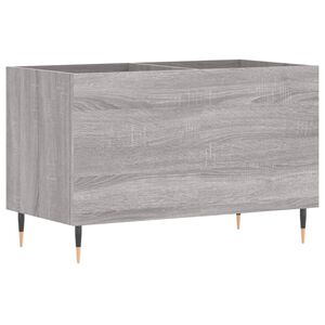 vidaXL Mobile Porta Dischi Grigio Sonoma 74,5x38x48 Legno Multistrato