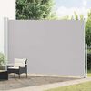 vidaXL Tenda Laterale Retrattile per Patio 220x500 cm Grigia