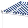 vidaXL Tenda Retrattile Automatica 500x300 cm Arancione Marrone