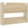 vidaXL Scarpiere a Muro 2pz Rovere Sonoma 80x18x60cm Legno Multistrato
