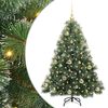 vidaXL Albero di Natale artificiale Verde 120 cm PE e PVC