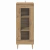 vidaXL Credenza rovere artigianale 34 x 34,5 x 90 cm Legno multistrato