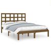 vidaXL Giroletto ambra in Legno Massello 120x190 cm Small Double
