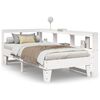 vidaXL Letto Libreria senza Materasso Bianca 90x200 cm Legno di Pino