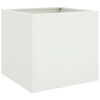 vidaXL Fioriera Bianca 49x47x46 cm in Acciaio