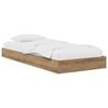 vidaXL Struttura letto a pavimento Rovere Artigianale 80 x 200 cm