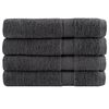 vidaXL Asciugamani Premium SOLUND 4 pz Antracite 100x200 cm 600 g/m&sup2;