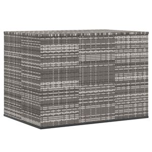 vidaXL Contenitore da Giardino in Rattan PE 145x100x103 cm Grigio