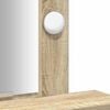 vidaXL Tavolo da Trucco Marrone 50 x 41 x 140 cm Legno multistrato