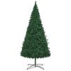 vidaXL Albero di Natale con luci a corde decorative Verde 400 cm PVC