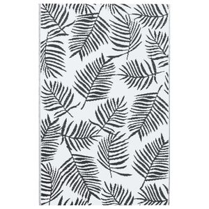 vidaXL Tappeto da Esterni ARAKIL Bianco e Nero 160x230 cm in PP