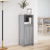 vidaXL Credenza con LED Grigio Sonoma 38x34x100cm in Legno Multistrato