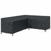 vidaXL Copertura per mobili 260 x 210 x 80 cm Tessuto Oxford 420D Nero