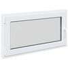 vidaXL Finestra seminterrato a ribalta e scorrimento RISOR 110 x 60 cm