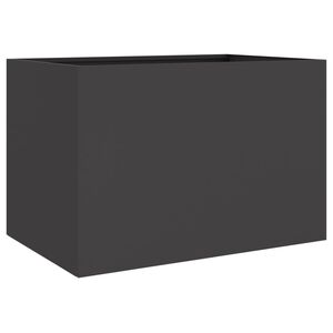 vidaXL Fioriera Nera 62x47x46 cm in Acciaio