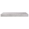 vidaXL Scaffale a Parete Grigio Cemento 50x23x3,8 cm in MDF