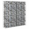 vidaXL Gabbione in Acciaio Zincato Coperto 80x20x100 cm