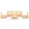 vidaXL Set Divani da Giardino 6 pz in Legno Massello di Pino