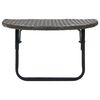 vidaXL Tavolo da Balcone Marrone 60x60x40 cm in Polyrattan