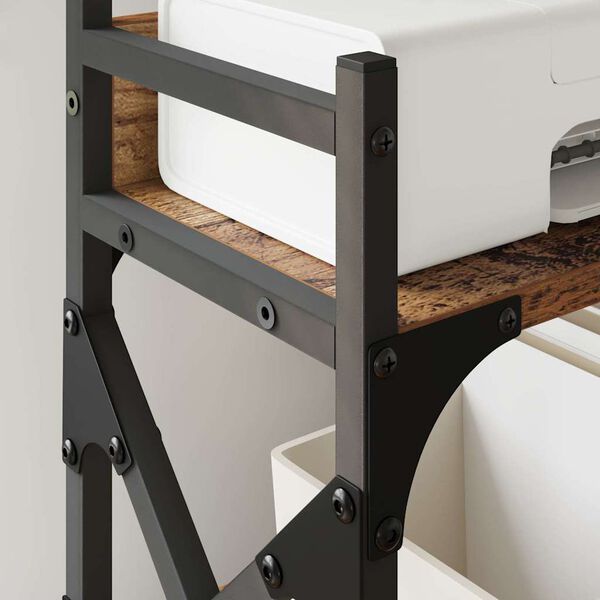 vidaXL Supporto per Stampante Legno vecchio 40 x 20 x 40 cm