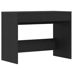 vidaXL Scrivania Rovere Nero 101x50x76,5 cm in Legno Multistrato