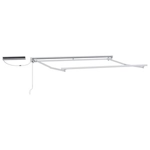 vidaXL Struttura della tenda elettrica retrattile Bianco 2,5 x 2 m