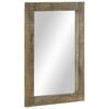 vidaXL Specchio da Bagno 50x2,5x70 cm in Legno Massello di Mango