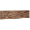 vidaXL Testiera del letto Naturale Legno di teak solido