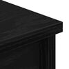 vidaXL Credenza Rovere Nero 37,5x35x180 cm in Legno Multistrato