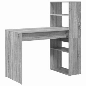 vidaXL Scrivania Grigio Sonoma Legno ingegnerizzato 113 x 54 x 120 cm