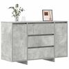 vidaXL Credenza Grigio cemento 120 x 41 x 75 cm Legno multistrato