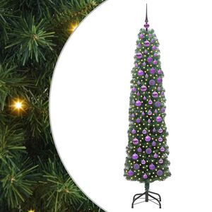 vidaXL Albero di Natale artificiale con 300 LED Verde 180 cm