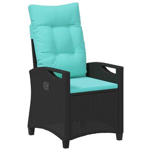 vidaXL Sedia da giardino reclinabile 56 x 60 x 112 cm acciaio
