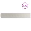 vidaXL Bordure per Prato 30 pz 15x103 cm Acciaio Inossidabile