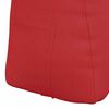 vidaXL Cuscino per Schiena Rosso 80 x 24 x 50 cm Tessuto