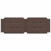 vidaXL Cuscino Testiera Zadar Marrone 160 cm in Similpelle