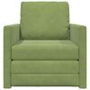 vidaXL Divano letto Verde chiaro 74 x 77 x 81 cm Velluto