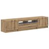 vidaXL Mobile TV LED a 5 pezzi Rovere Artigianale Legno ingegnerizzato