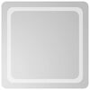vidaXL Specchio da Bagno con Luci LED 60x60 cm