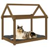 vidaXL Cuccia per Cani Ambra 101x70x90 cm in Legno Massello di Pino