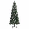 vidaXL Albero di Natale artificiale con 300 LED Verde 76 x 76 x 180 cm