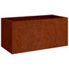 vidaXL Fioriera 62x30x29 cm Acciaio Corten