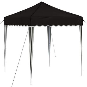 vidaXL Tenda per feste a pop-up 195 x 195 x 245 cm Nero Tessuto Oxford