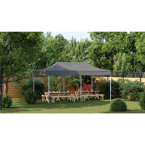 vidaXL Tenda Pieghevole Pop-Up 3x6 m Antracite