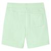 Pantaloncini per Bambini con Coulisse Verde Brillante 128