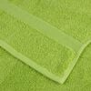 vidaXL Asciugamani da bagno Premium SOLUND 4 pz Verde mela 100x150 cm 600 g/m²