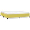 vidaXL Giroletto senza Materasso Verde 200x200 cm in Tessuto